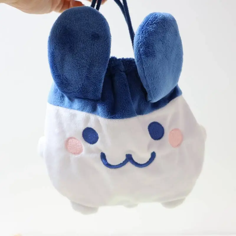 New Tamagotchi Mametchi Mimitchi Creative Personality Drawstring Pocket High Color Value Cartoon Cute Out Change Storage Bag - view 4