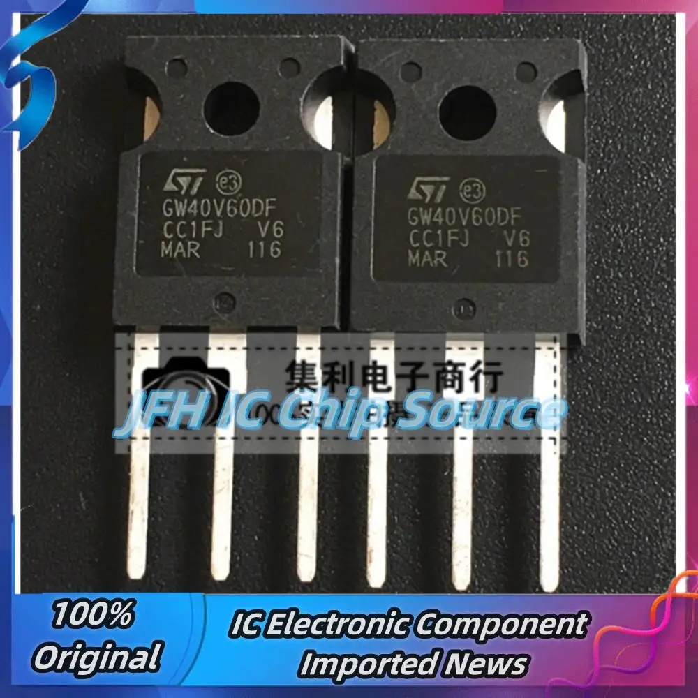 5PCS-10PCS GW40V60DF STGW40V60DF IGBT TO-247 600V/40A Best Quality Stock