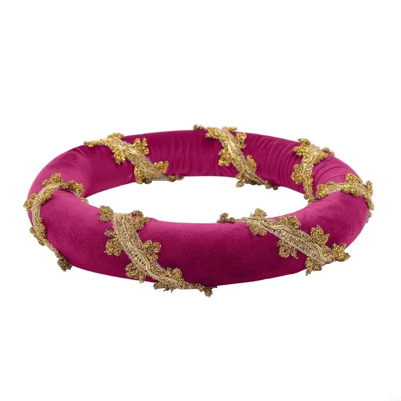 Luxurious Padded Roll Coif Hat For Stage Show Cosplay Event And Theme Party Gathering Dressingup Headpiece