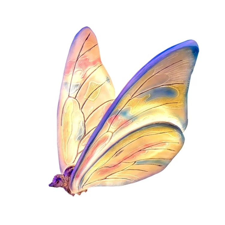 LED butterfly Fiberglass Suitable for Christmas Decoration Landscape Decoration