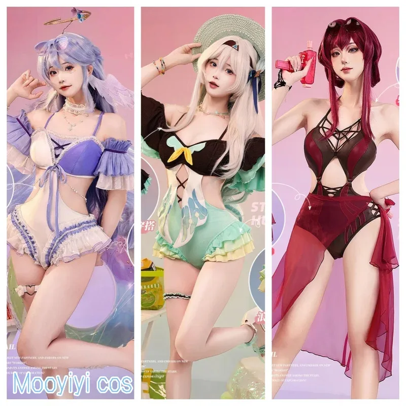 

Robin/Firefly/Kafka Cosplay Costume of Game Honkai: Star Rail Halloween and Christmas Party Hot summer swimwear Sexy swimwear