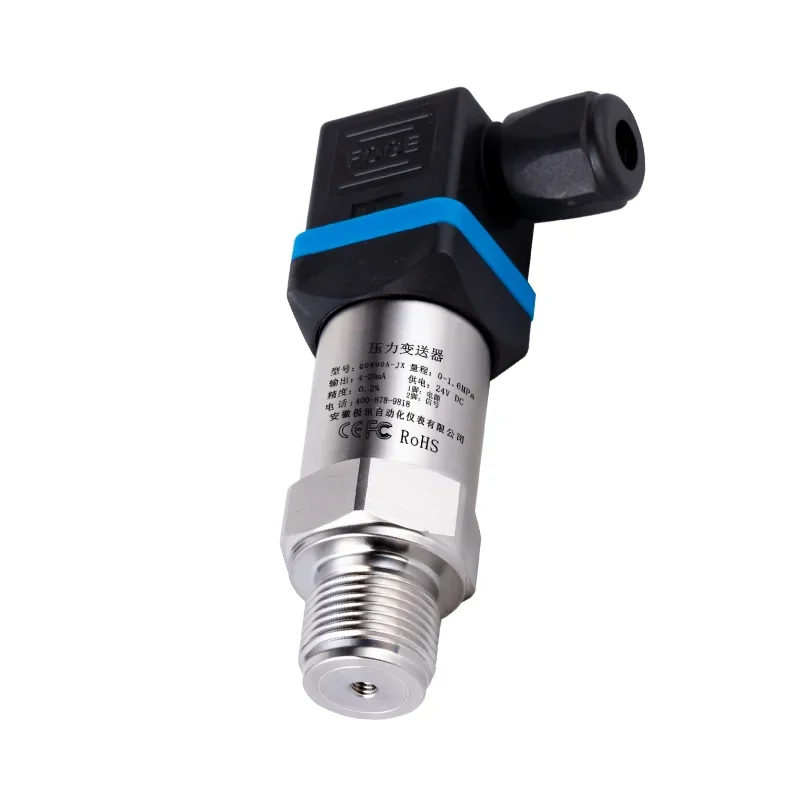 High precision pressure sensor with digital display  hydraulic diffusion silicon  compact and high temperature resistant