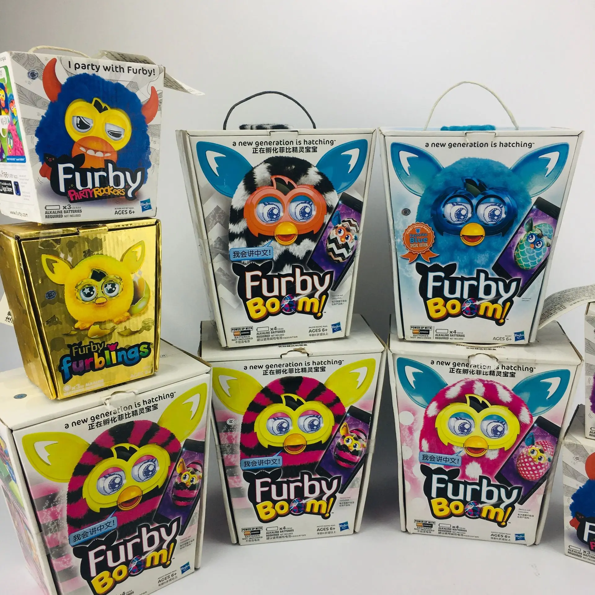 Ban Đầu Furby Đảng Đá Âm Nhạc Mềm Đồ Chơi Điện Tử Thú Cưng Búp Bê Nói Tương Tác Đồ Chơi Nhồi Bông Hình Thú Đáng Chơi Bé Trai