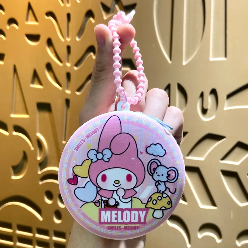 Kuromi Hello Kitty Zero Wallet Keychain Storage Bag Decorative Cute Bag Keychain Hanging Chain A Birthday Gift for Girls