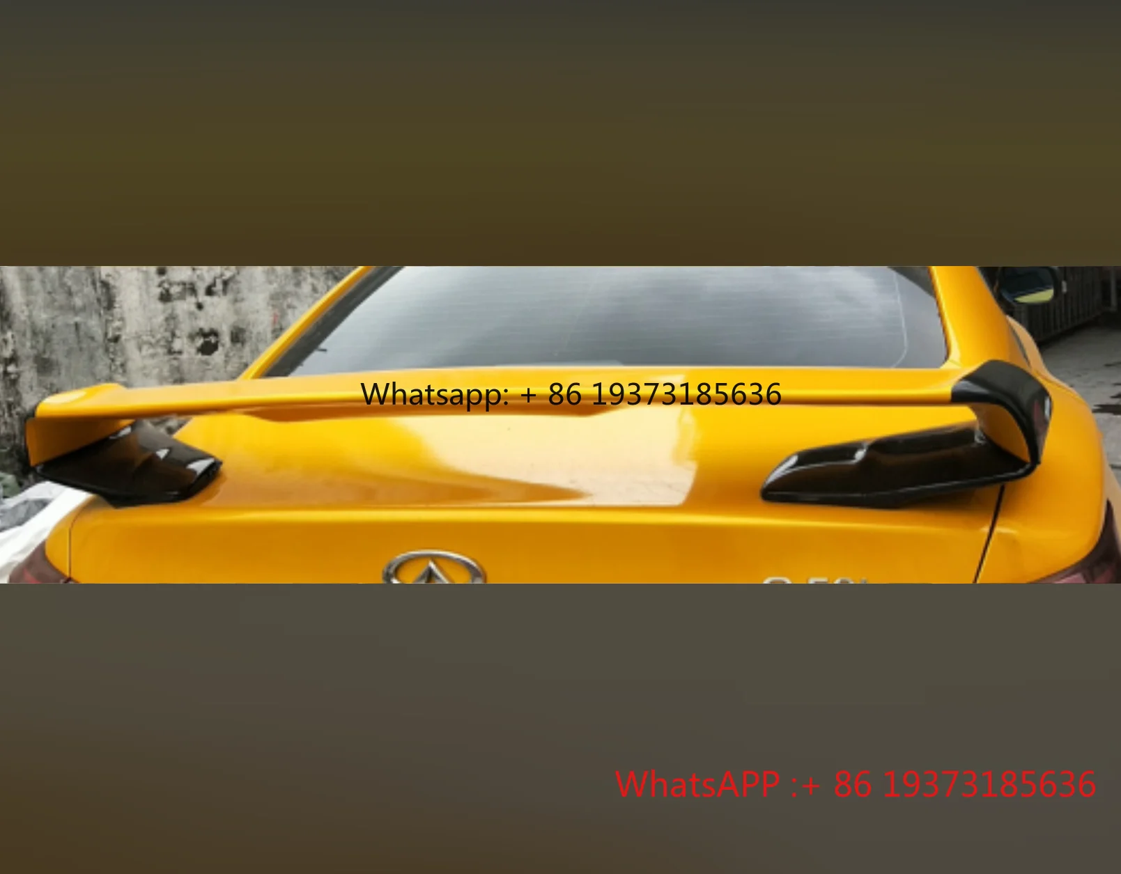 GTR-STIL-HECKSpoiler aus Kohlefaser für INFINITI Q50 2014–2017