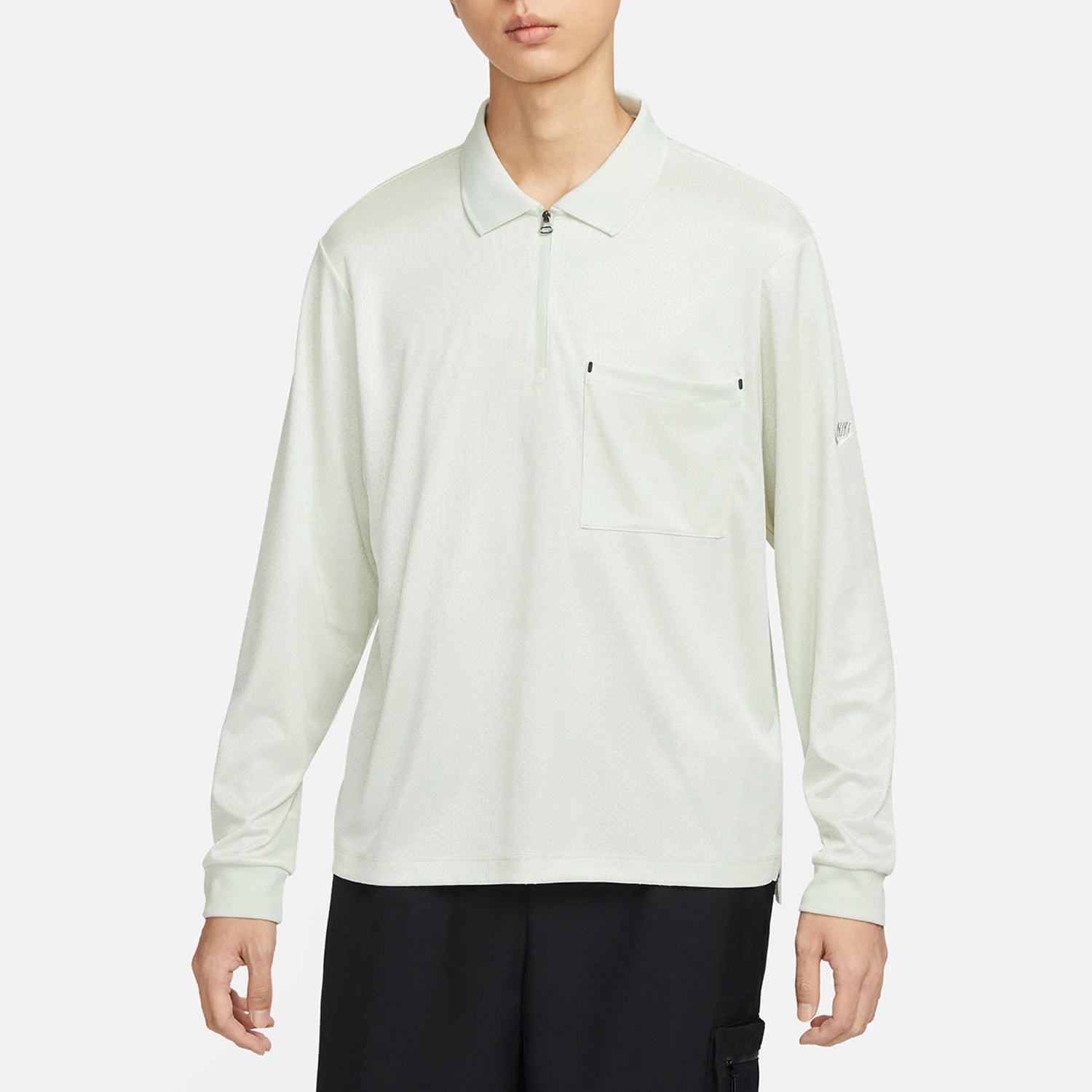 

Официальный мужской сетчатый дышащий воротник Nike Tech Pack с длинным рукавом FB7382-020