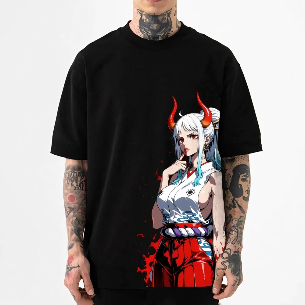 One Piece Yamato Japanischer Stil Klassisches T-Shirt Hochwertige Streetwear Herrenbekleidung Damenbekleidung 2026 Sommer Neues T-Shirt