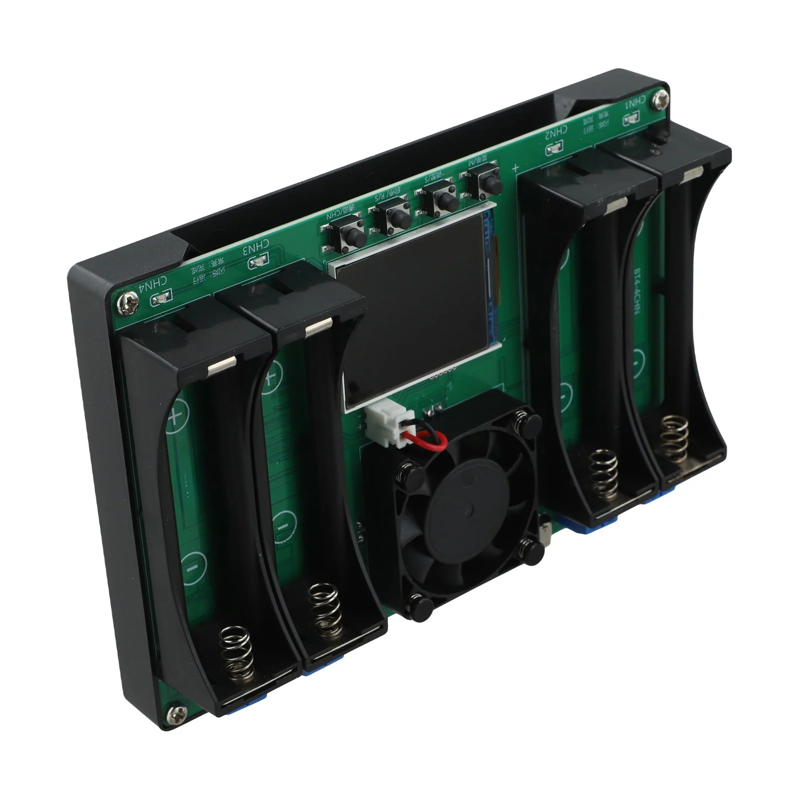 وحدة قياس جهاز اختبار البطارية Hoom Kitchen 4-قناة الطاقة التراكمية شاشة ديجيتال التفريغ الداخلي الجديد