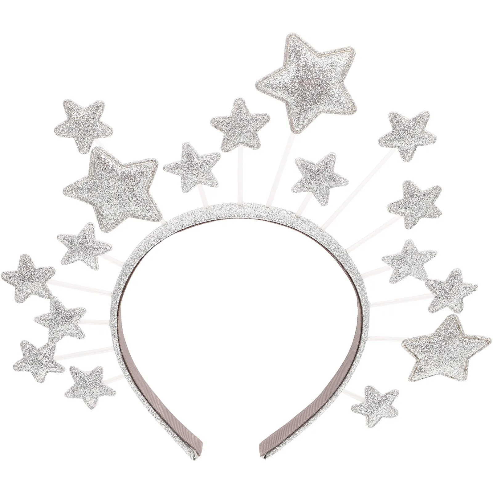 

Блестящая повязка на голову со звездами, креативный ободок для волос со звездами, повязка на голову для рождественской вечеринки, аксессуар для волос на свадебный душ или фестиваль, праздничный блестящий аксессуар для волос