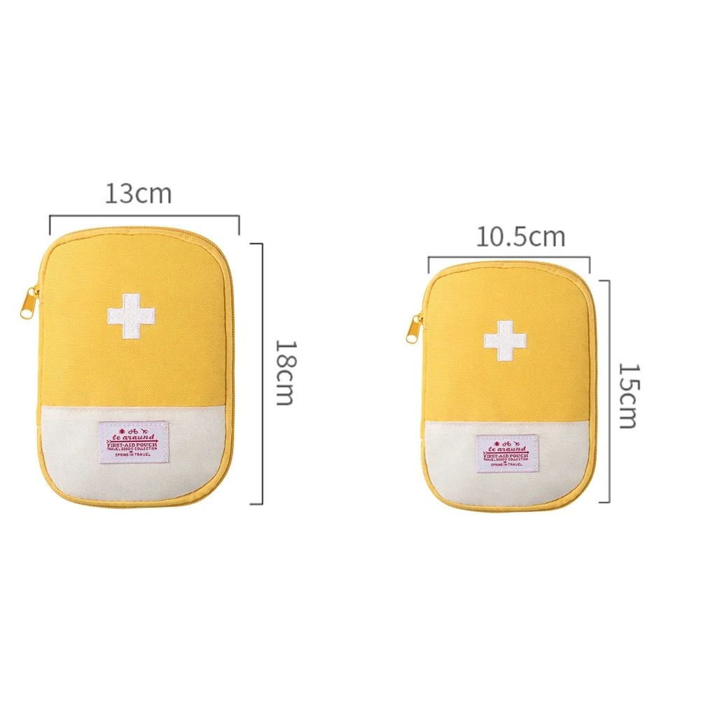 Portable First Aid Medical Kit Travel Outdoor Mini Medicine Storage Bag Camping Emergency Survival Bag Pill Case Camping Useful