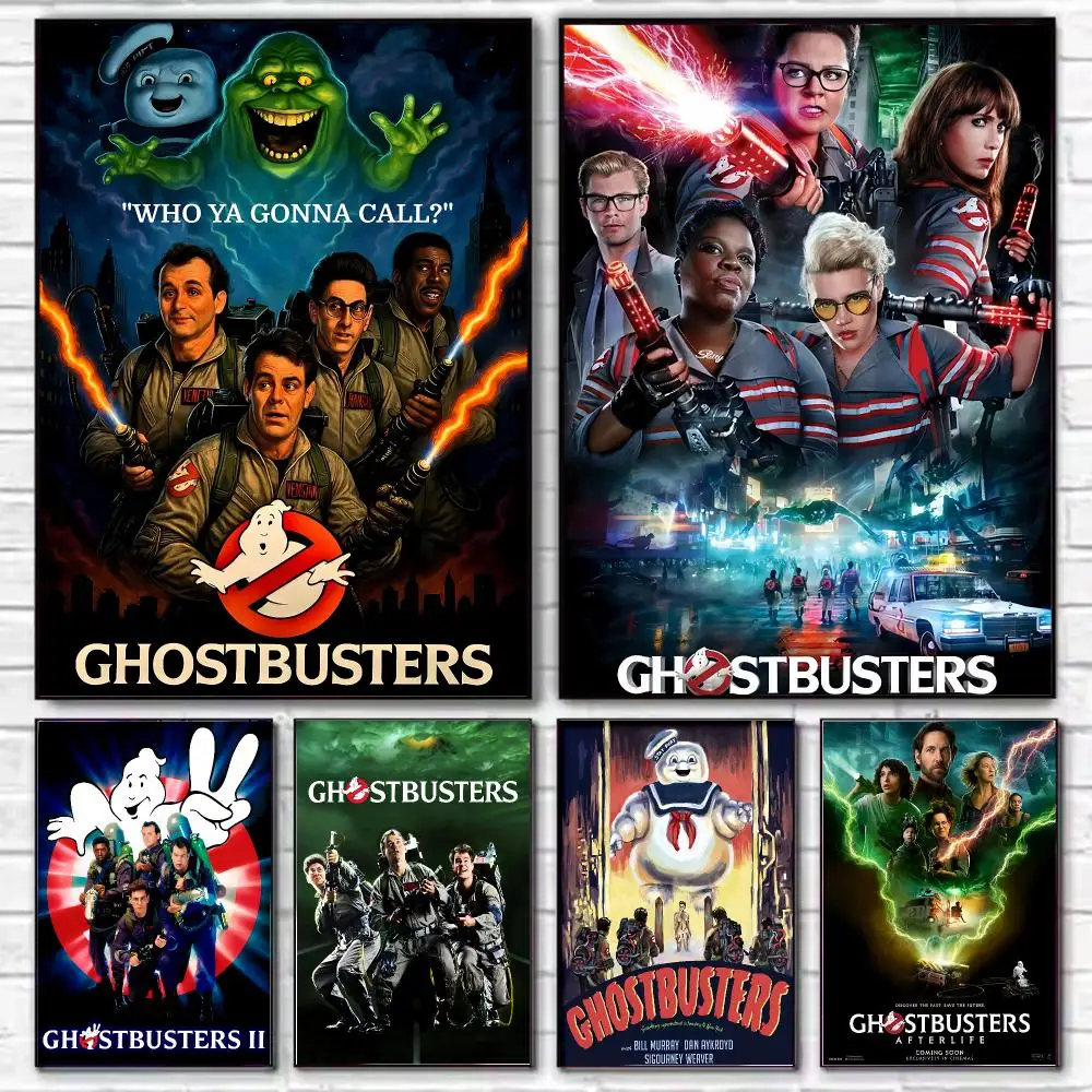 Movie G-Ghostbusters Poster Stylish Wall Art Print for Living Room Bedroom Study Office Café Home Decor Modern Gift