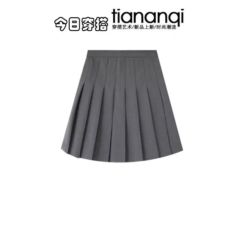 مجموعة أزياء المرأة الربيع والخريف فراشة مقنعين محبوك سترة عالية الخصر مطوي تنورة قصيرة قطعتين مجموعة