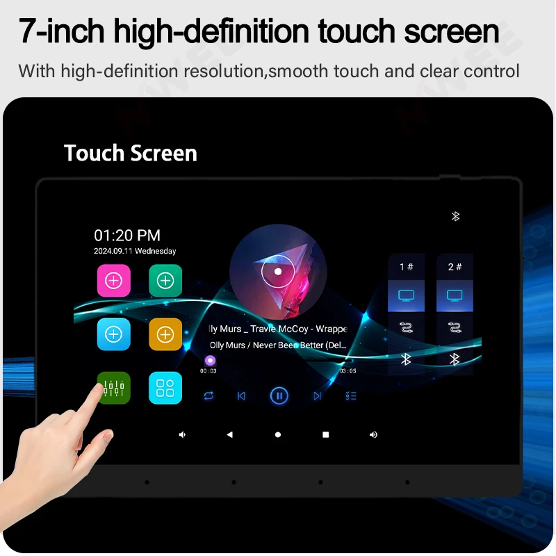 SUMWEE IPS Home smart audio theater systems sound equipment amplifiers Android WIFI 5G 8*30W wall amplificador bluetooths player
