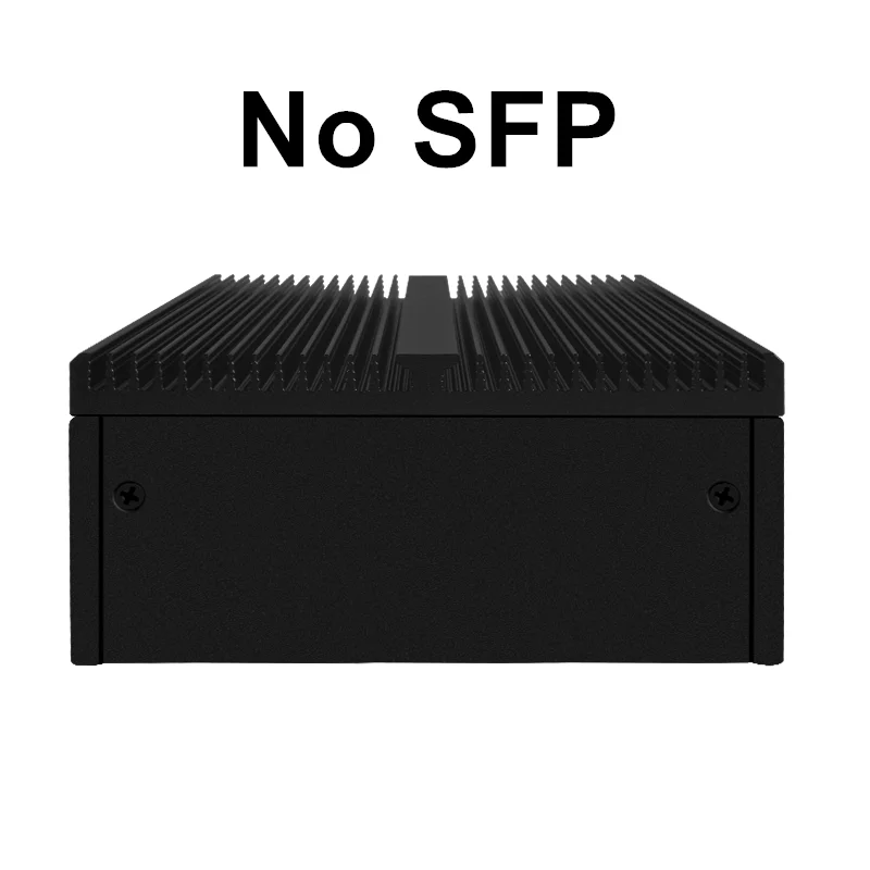 Новый стиль Solid Firewall Mini PC 4x или 2x10G SFP+ Intel N100 2xi226-V 2.5G DDR5 Домашний сервер Промышленный компьютер Proxmox ESXi