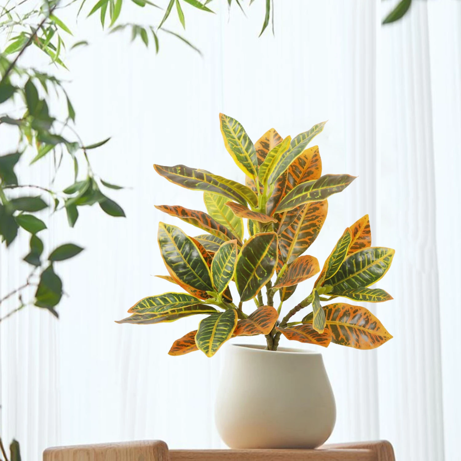 32,5–120 cm (12,8 Zoll) künstliche Ficus-Baumblätter mit variablem Blatt, geeignet für die Dekoration Ihres Hausgartens
