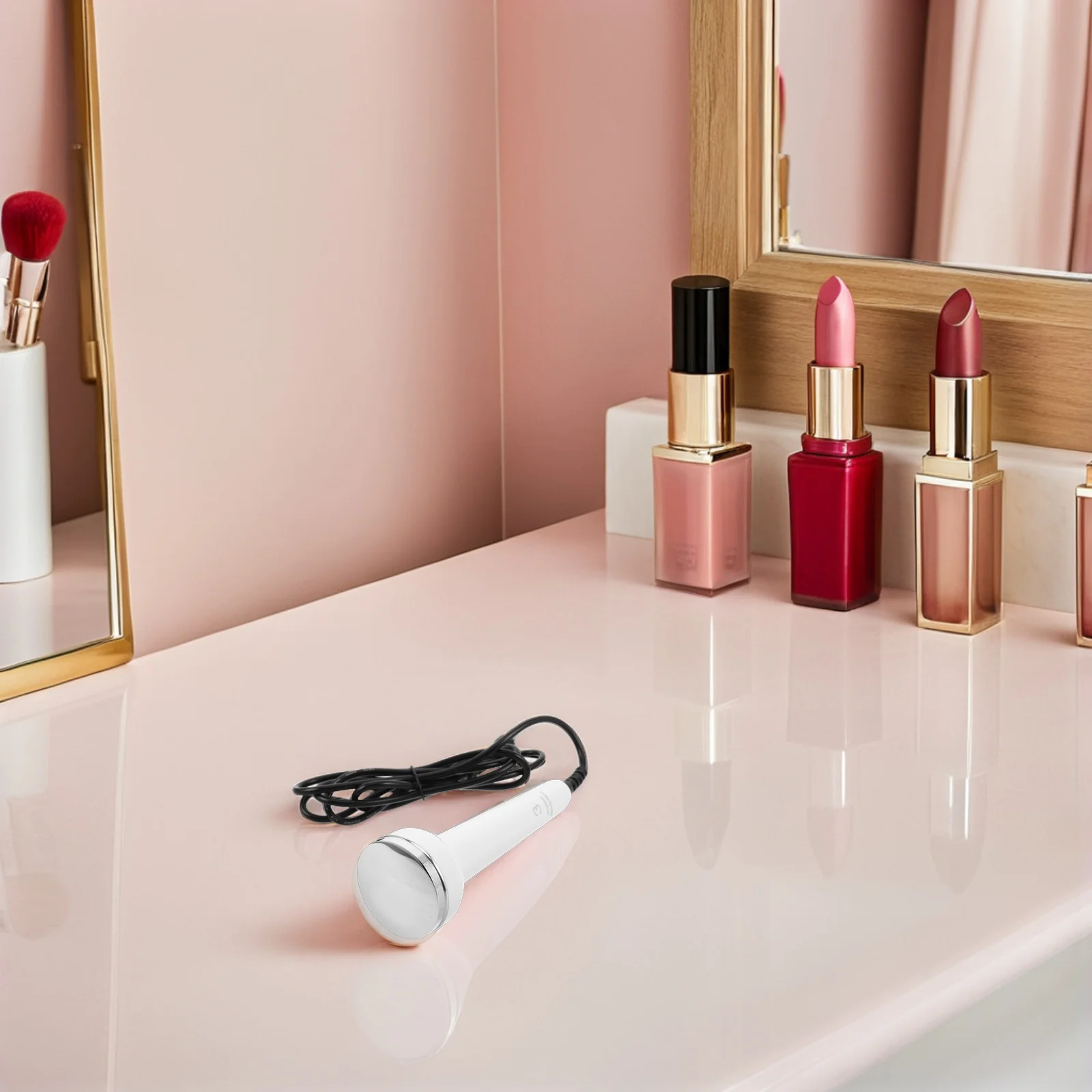 Sonda massageadora facial ultrassônica, limpeza profunda, remoção de cravos, massagem portátil, ferramenta de cuidados com a pele, purificação de poros