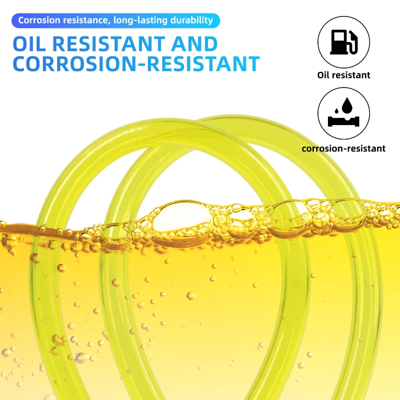 1 - 50M Yellow Clear TPU Fuel Gas Hose ID 2/2.5/3/4/5/6/7mm Petrol Pipe for Motorcycle Car Fuel Line Oil Resistant Flexible Tube