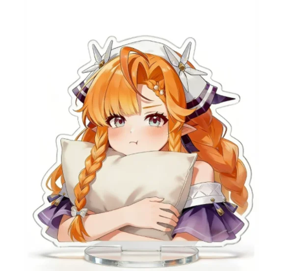 Anime Wuthering Waves Sigrika Acrylic Double-Sided Stand Figure Model Plate Cosplay Collection Desktop Decor Gifts MSGJ
