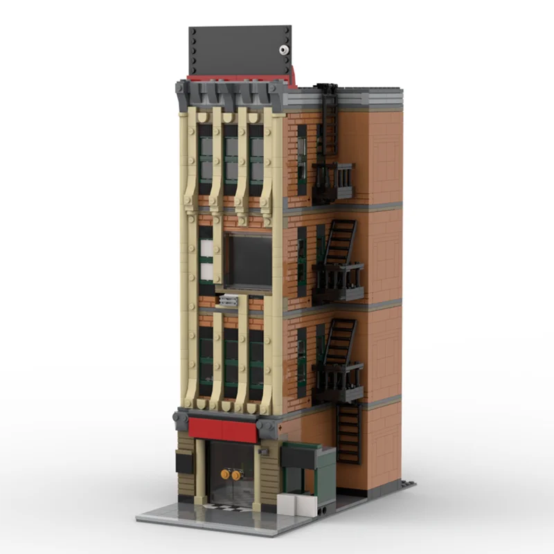 Blockbuster Movie Moc Building Blocks Movie Street View Architecture Model Technology Bricks DIY Assembly Street View Toys Gifts