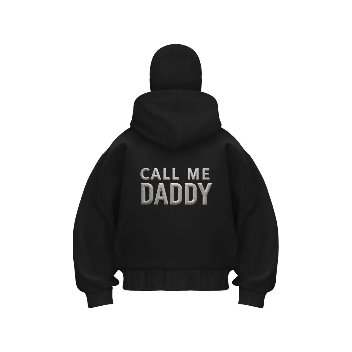 

Call Me Daddy Bold Text Art унисекс с двойным капюшоном осенне-зимняя мужская одежда в маске