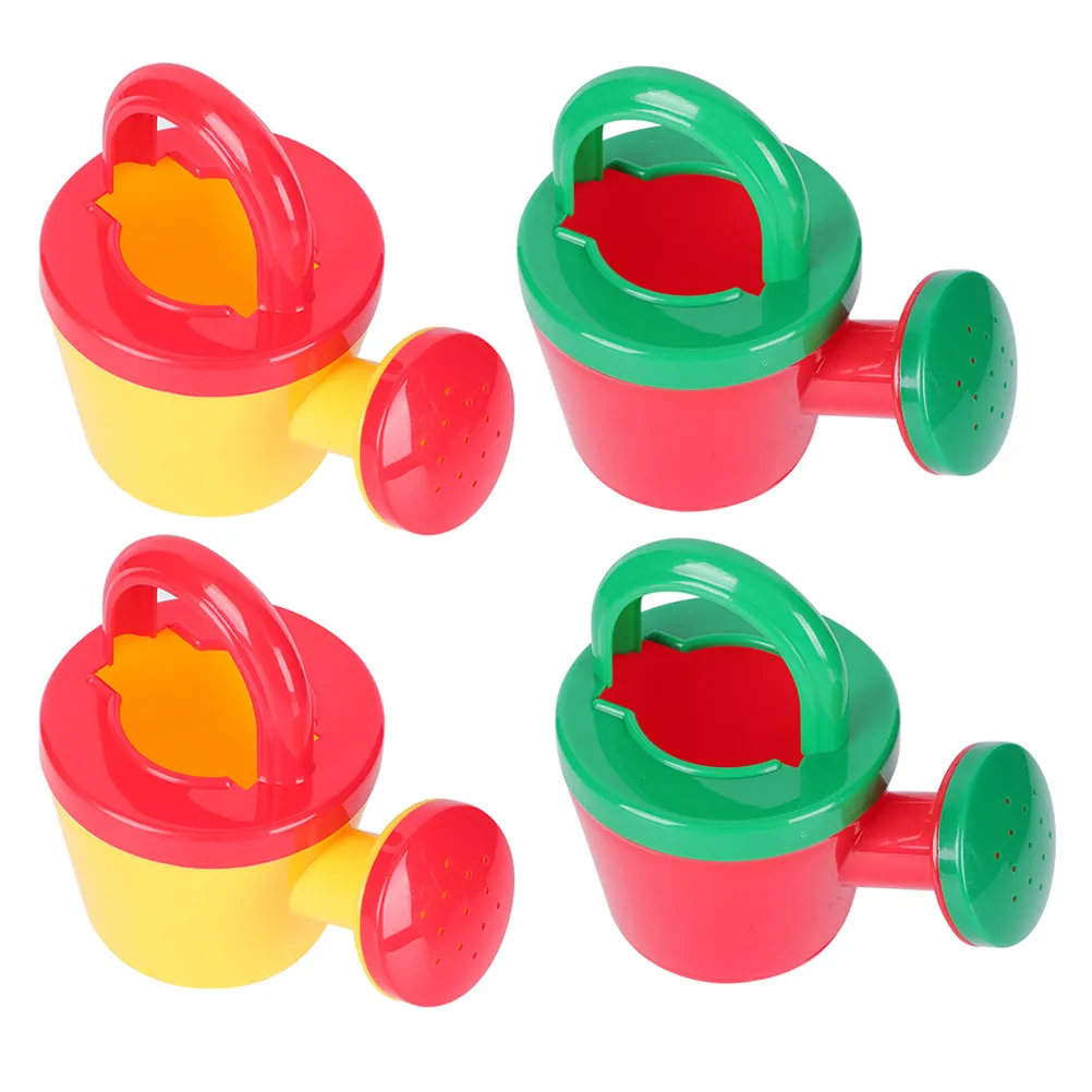 

4Pcs Watering Can Bath Set PP Material Safe Interactive Water Spraying Kids Bath Beach Playtime Mini Watering Pot Toy