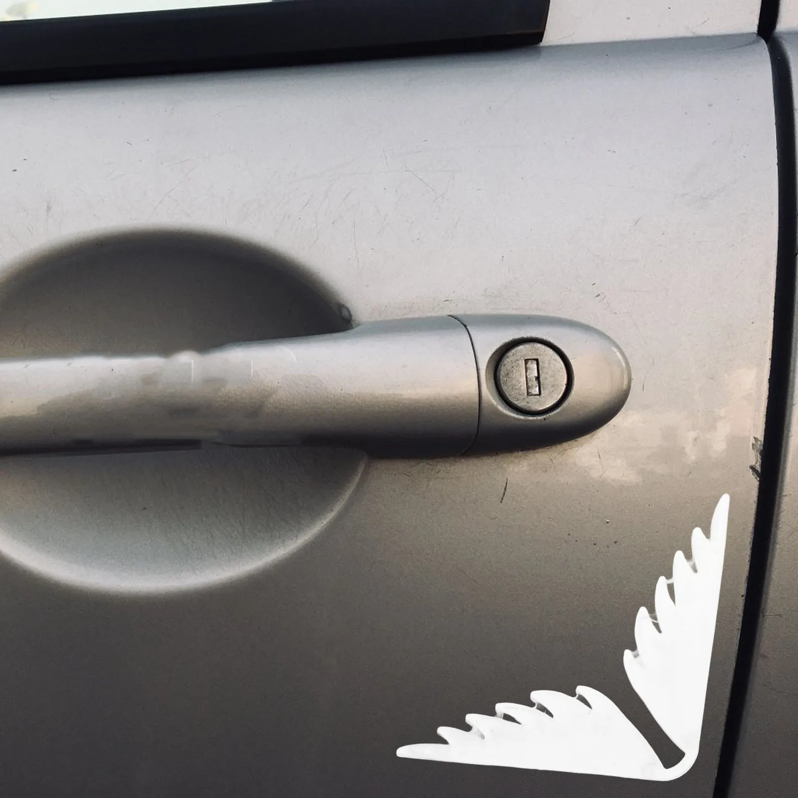 

1Pair Car Door Corner Protectors High Efficiency Anti-Collision Strips Door Edge Guards Transparent Durable Trim Sticker