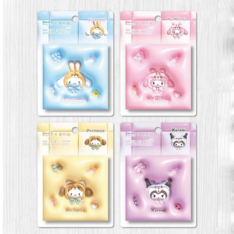 20pcs/lot Sanrio Melody Pad Kawaii Sticky Notes Notes Notes Notes Notes