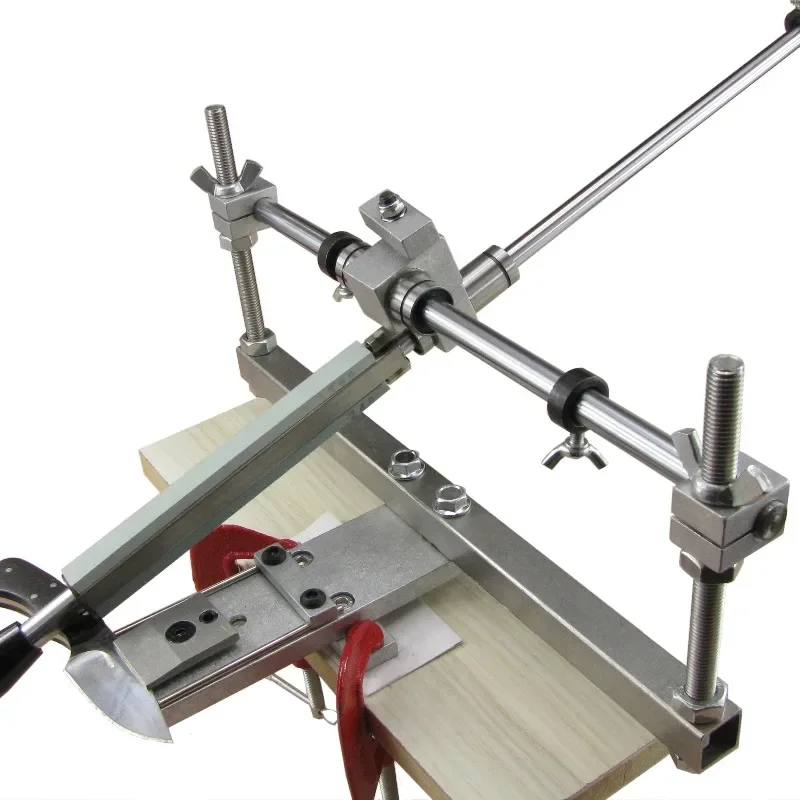 Fourth generation slider version of profiling fixed angle sharpener