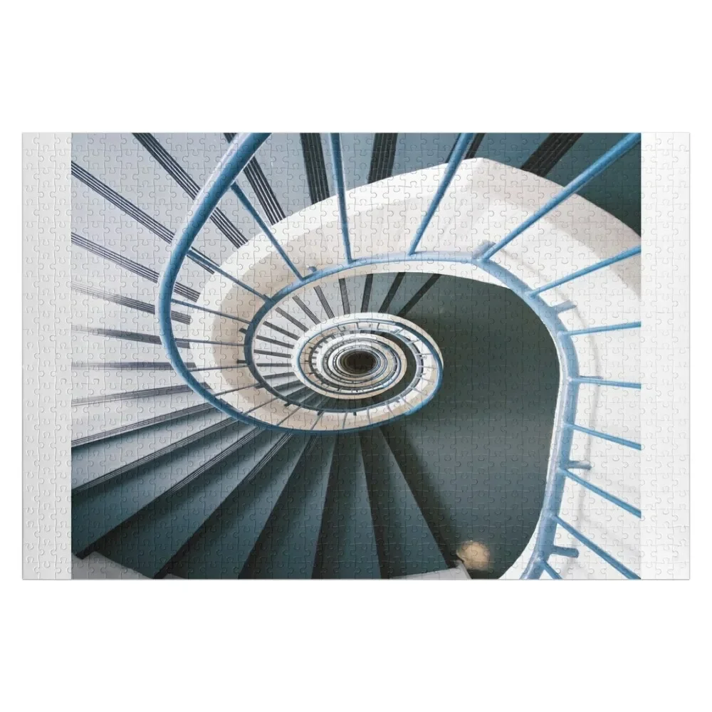 Spiral stairs illusion pattern Jigsaw Puzzle Iq Game Children Puzzle