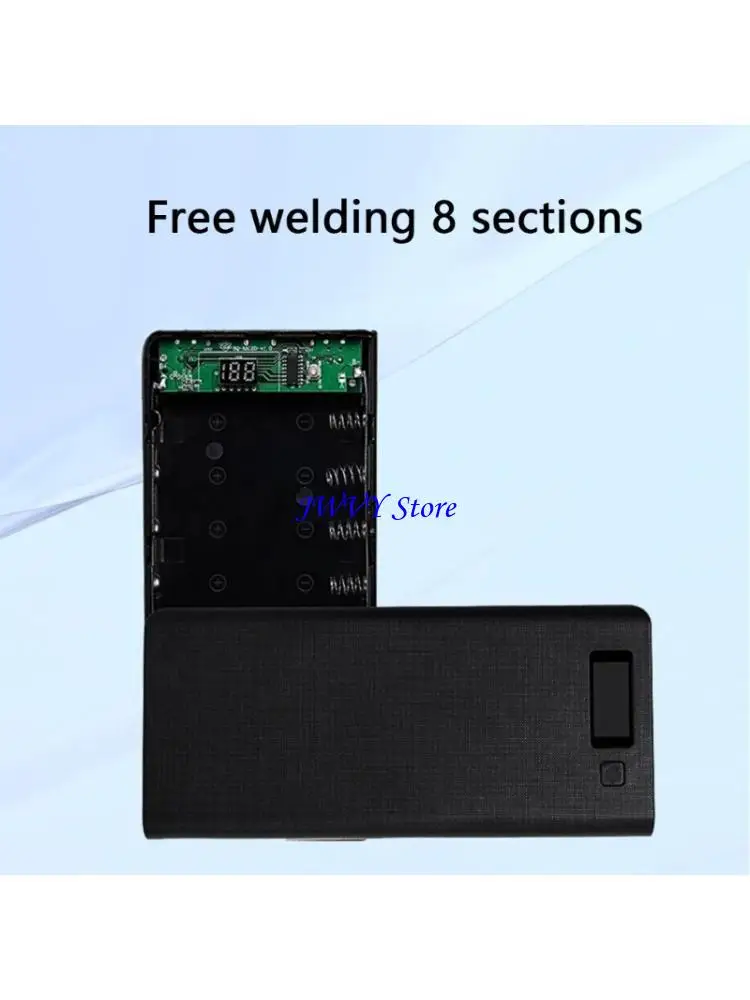 573A 18650 Battery Case Safety Protections Circuit Compactly Portable Charging Shell