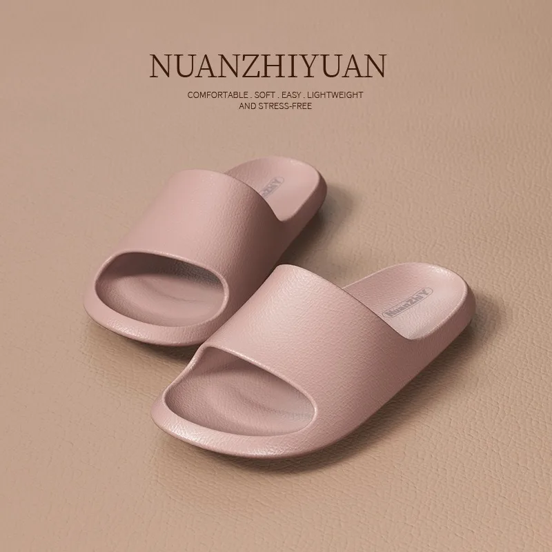 

Женские летние тапочки из ЭВА, нескользящие сандалии для ванной на очень мягкой подошве, удобная обувь для пар в помещении и на открытом воздухе