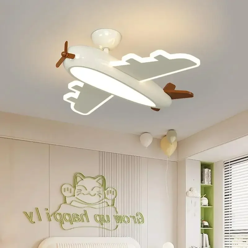 Flugzeug Deckenleuchte Cartoon Kinder Deckenleuchte Kreatives Design Led Weiß Lampe Wohnzimmer Esszimmer Baby Kinderzimmer Zimmer Dekor Lampe – Detail 21