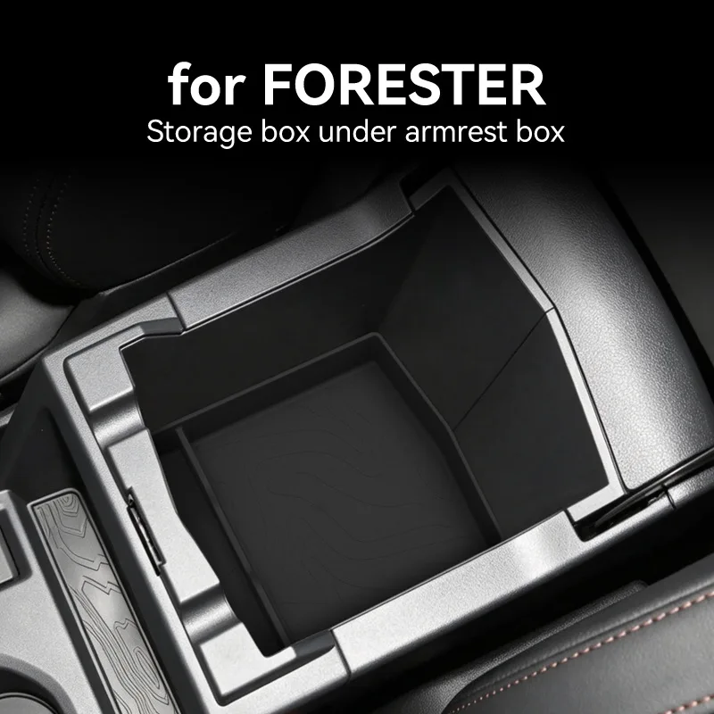 Caixa de Armazenamento para Apoio de Braço do Console Central para Subaru Forester 2026 2025, Organizador de Interior de Carro, Acessórios para Organi