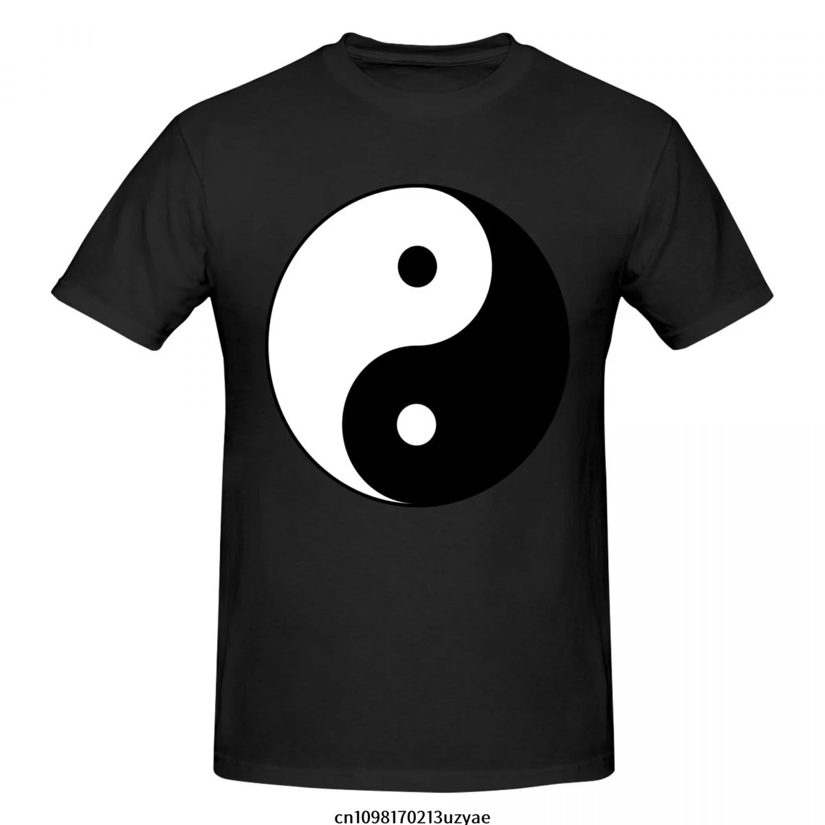 

Футболка с символом Инь Ян, мужская модная футболка, хлопковая футболка, топы, футболки с коротким рукавом