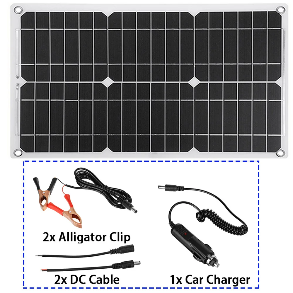 18V 3000W Solar Panel Kit With 30A Controller Solar Power Charger Battery for Power Bank Camping Car Boat RV