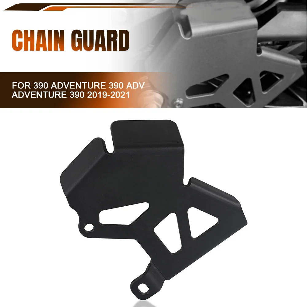 

For 390 ADVENTURE 390 ADV Adventure 390 2019 2020 2021 Motorcycle Chain Guard Cover Front Sprocket Case Saver Guard Protection