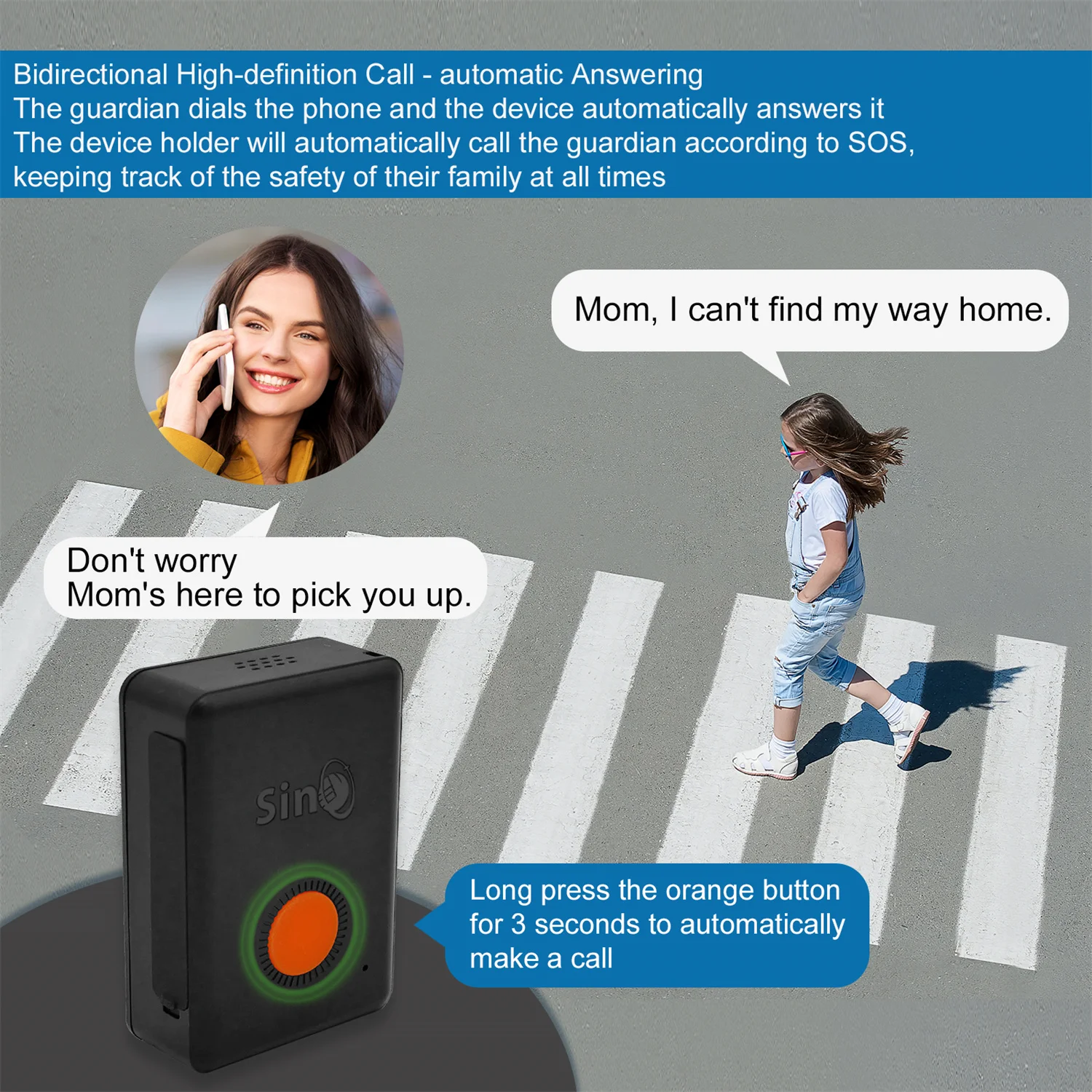 4G SinoTrack ST-904L Mini Builtin Battery Waterproof GPS Tracker for Kid Personal Car Pet Device with Free Tracking APP - Image 5