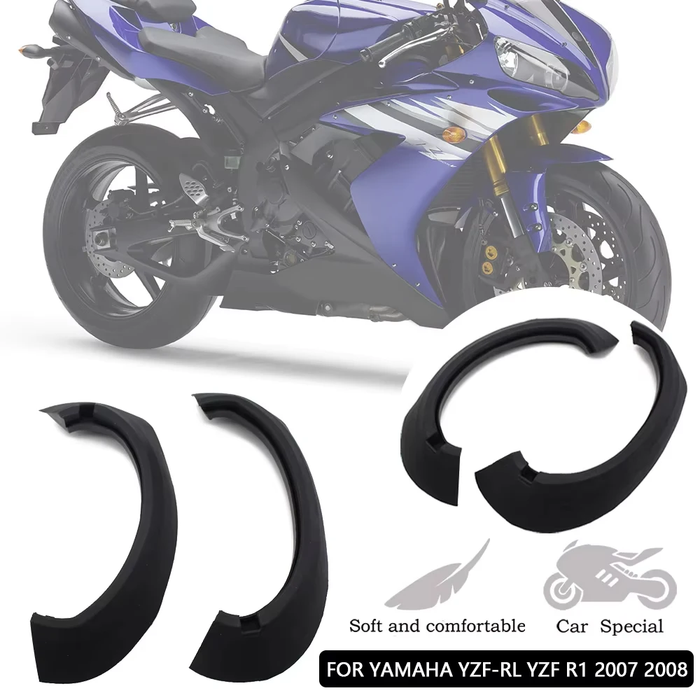 

Резиновый Амортизатор для Впускной трубки мотоцикла, замена для Yamaha 2007 2008 YZF R1, черные запасные части