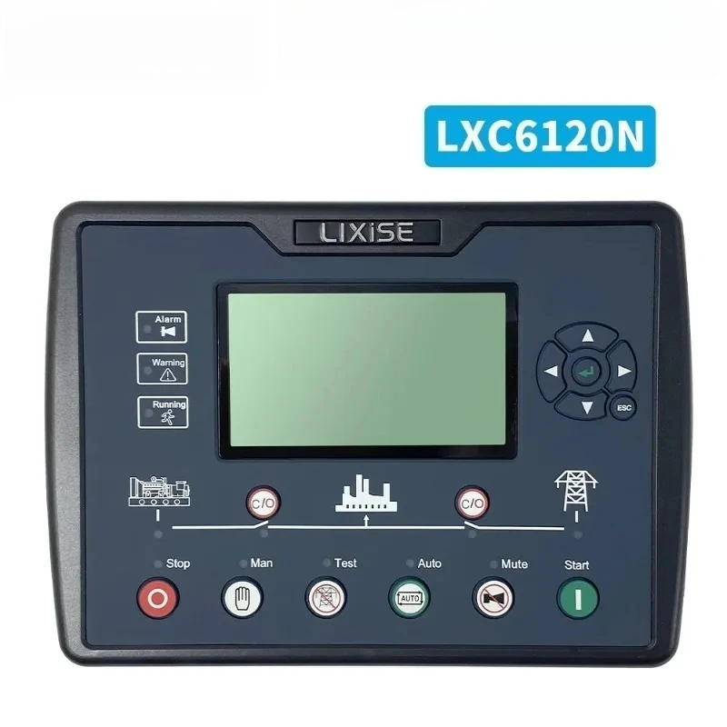 LXC6110N LXC6120AMF Gene-rator Set Contr-oller Lcd Auto Start Contr-oller Genset Parts Electronic Intelligentpanel LXC6120N