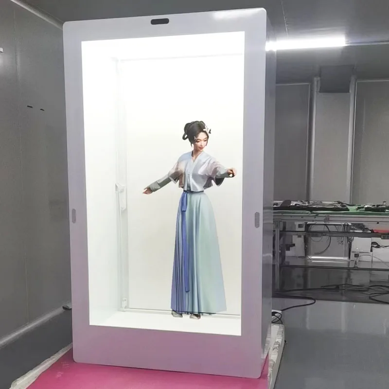 86-Inch indoor 3D holographic interactive touch screen LCD transparent holographic