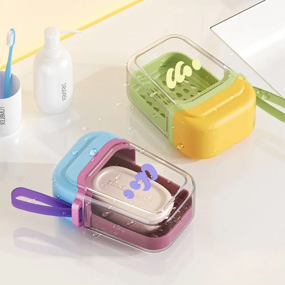 

Водонепроницаемая коробка для мыла с дофамином и запирающейся пряжкой, пластиковая герметичная полка для мыла, герметичная многослойная подставка для мыла