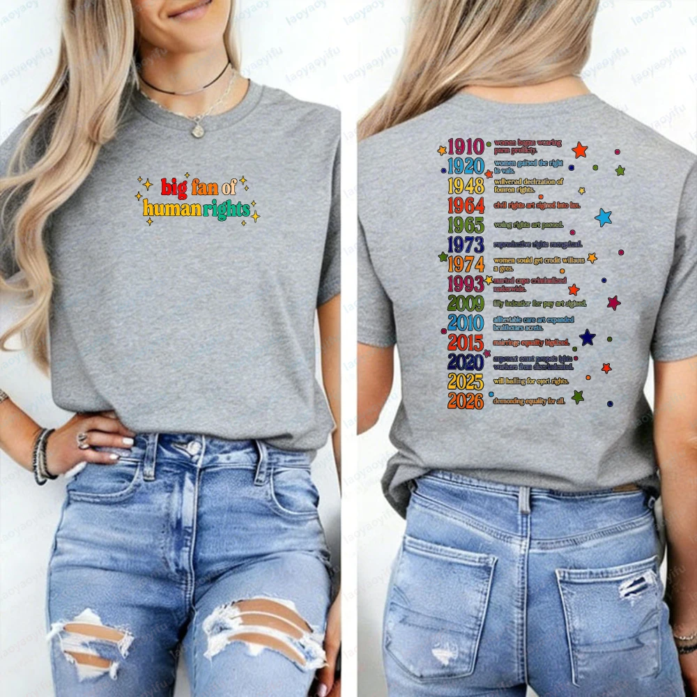 

Big Fan of Human Rights Social Justice Shirt Equality Sweatshirt Feminist Apparel Political Protest Shirt Activist Sweater Tops