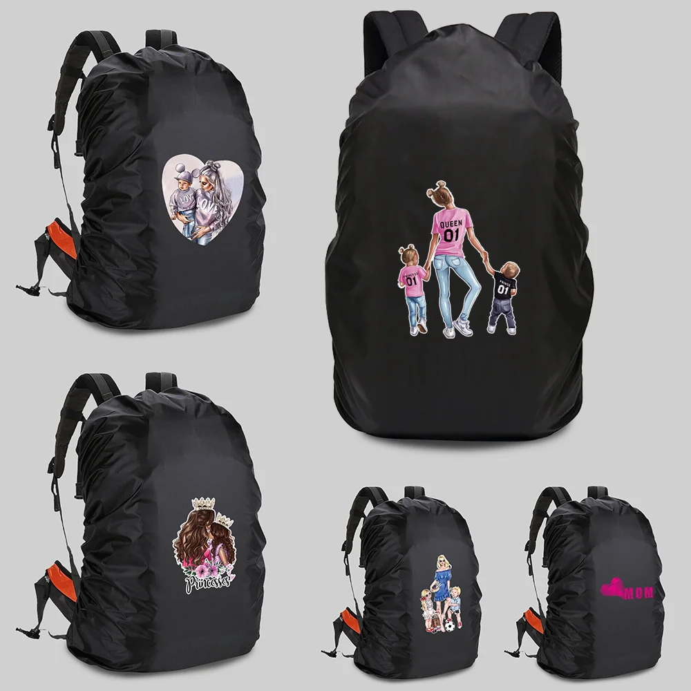 

Защитный чехол для рюкзака, водонепроницаемый, пылезащитный, 20-70 л, для путешествий, кемпинга, с принтом, для активного отдыха, альпинизма, школьный рюкзак, дождевик