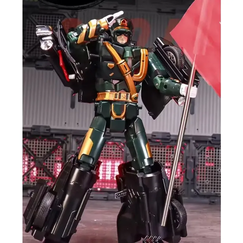 

В наличии, подлинная сила, трансформируемая Hongqi CA7600J, модель автомобиля из сплава, робот, детские игрушки-трансформеры, подарки для мальчиков