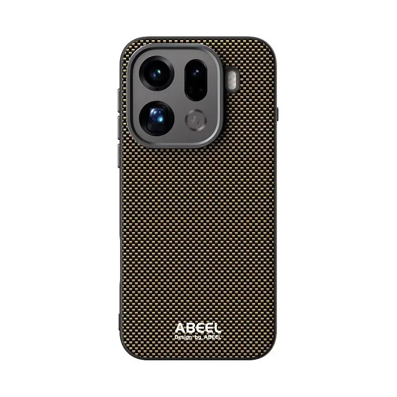 حافظة شحن لاسلكية فاخرة من Microrelief لهاتف oppo Find X9 Pro X8 Ultra X8S Plus Reno 14Pro غطاء حماية بإطار عدسة معدني #3