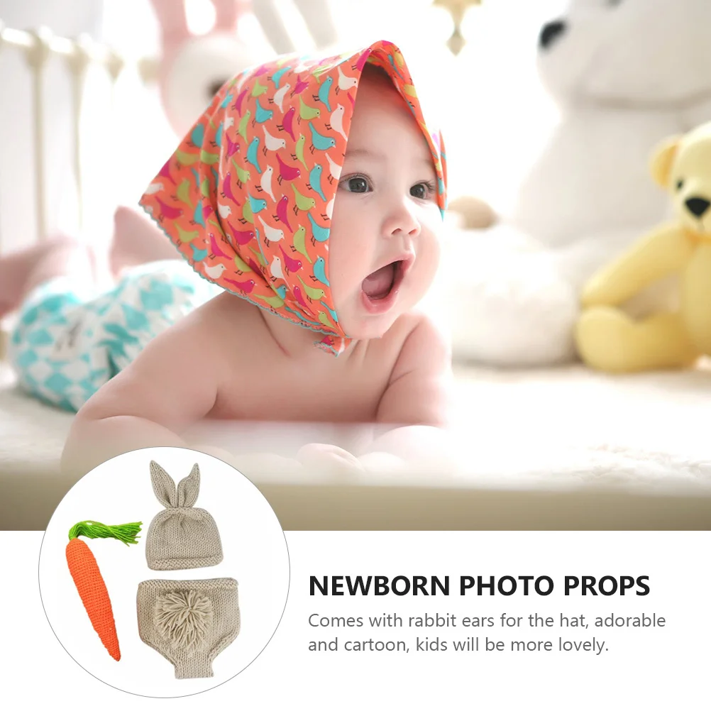 

1Set Baby Easter Photography Costume Newborn Photo Outfits Rabbit Shoot Props Fashionable Skin-Friendly Breathable Gift