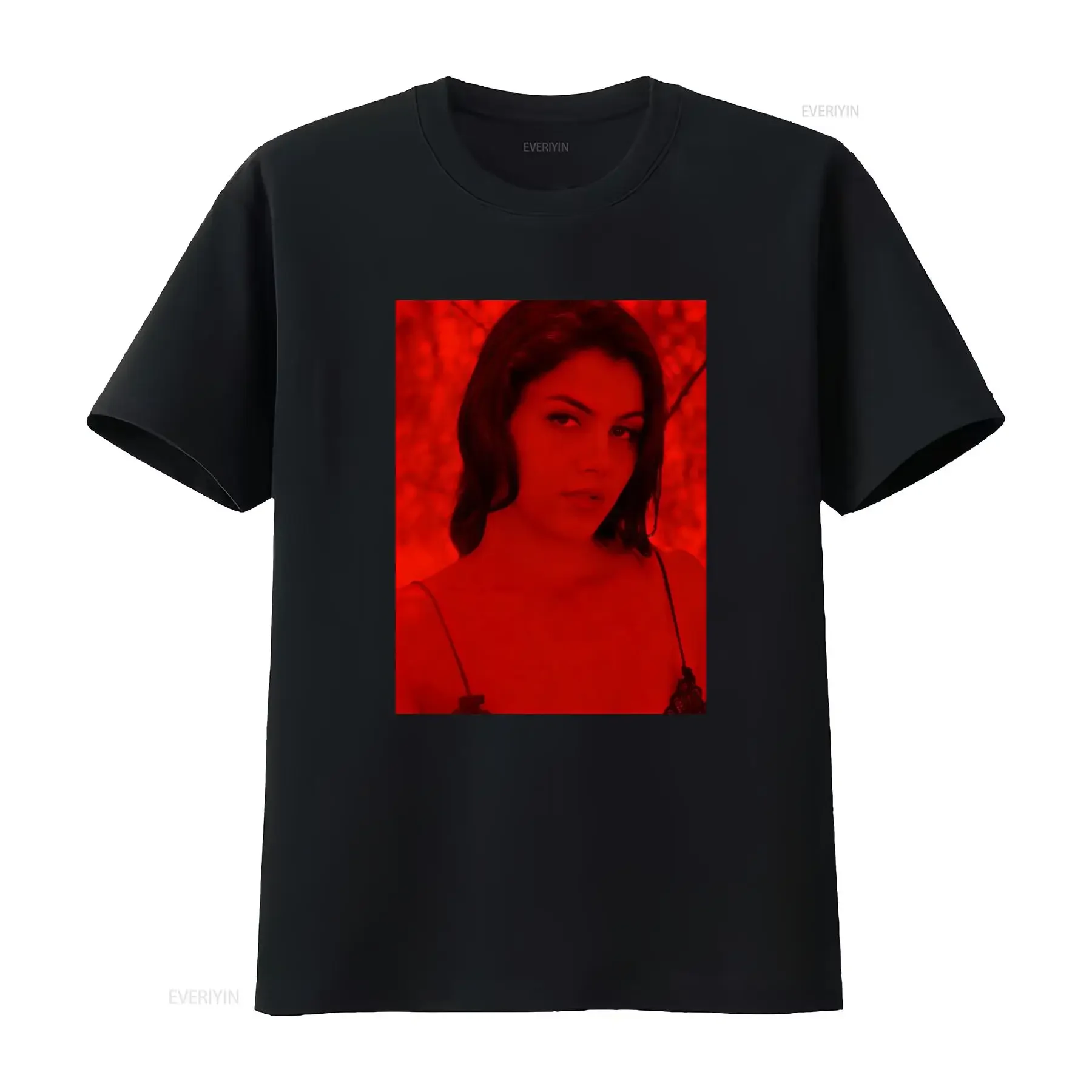 Valentina Nappi 5 Celebs dark Fashion T Shirt vintage Washed streetwear homme Top For Everyday Wear designer clothes Versatile