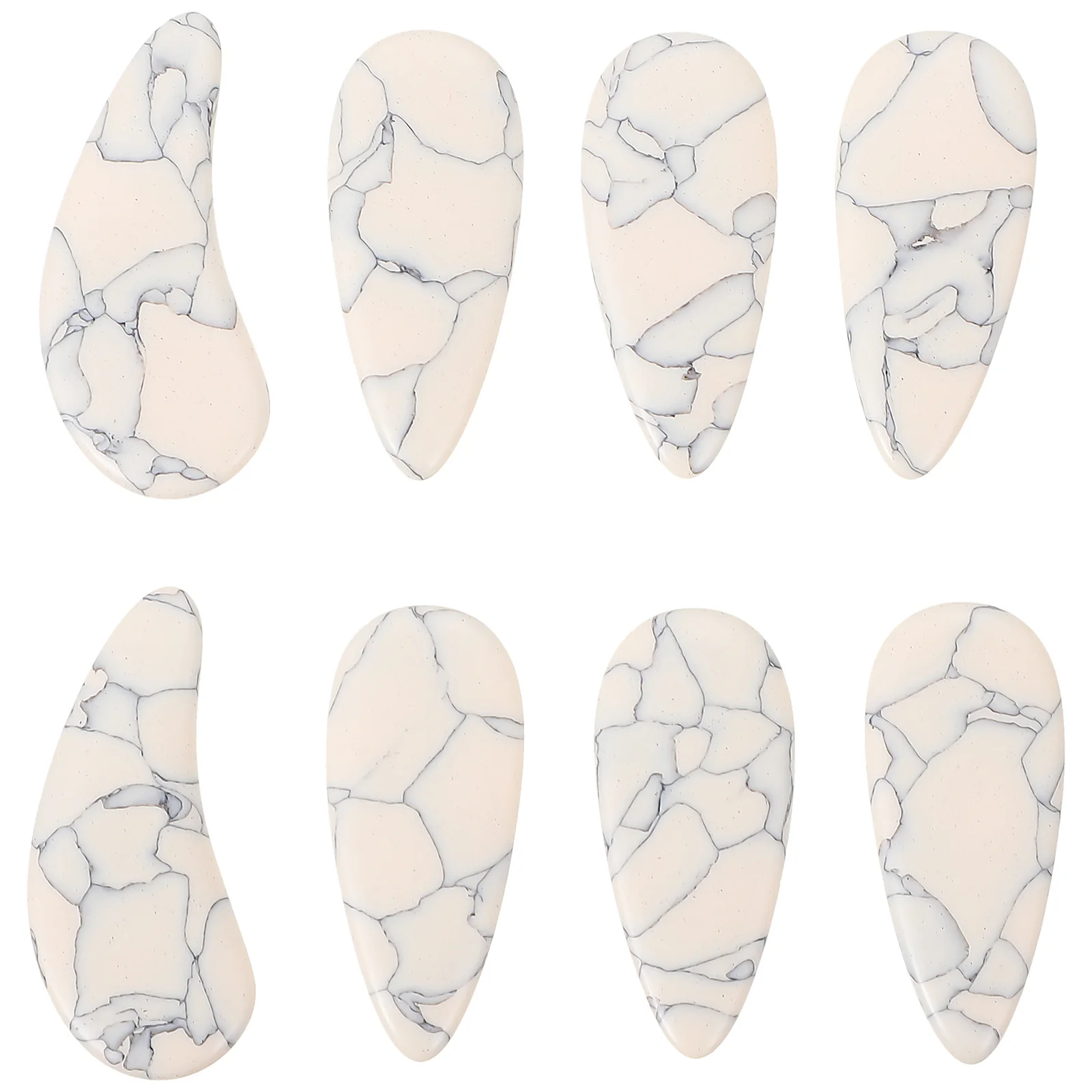 

8Pcs Durable Guzheng Practice Nails Comfortable Wearable Picks Fine Workmanship Creative Design Exquisite Appearance