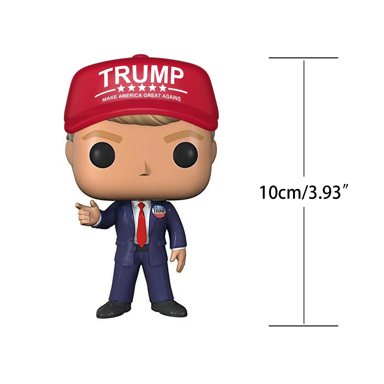 Anime Donald Trump Resin Action Figure Collectible Model Toys For Children Xmas Gift Funny Cartoon Decoration Trump Statue Decor