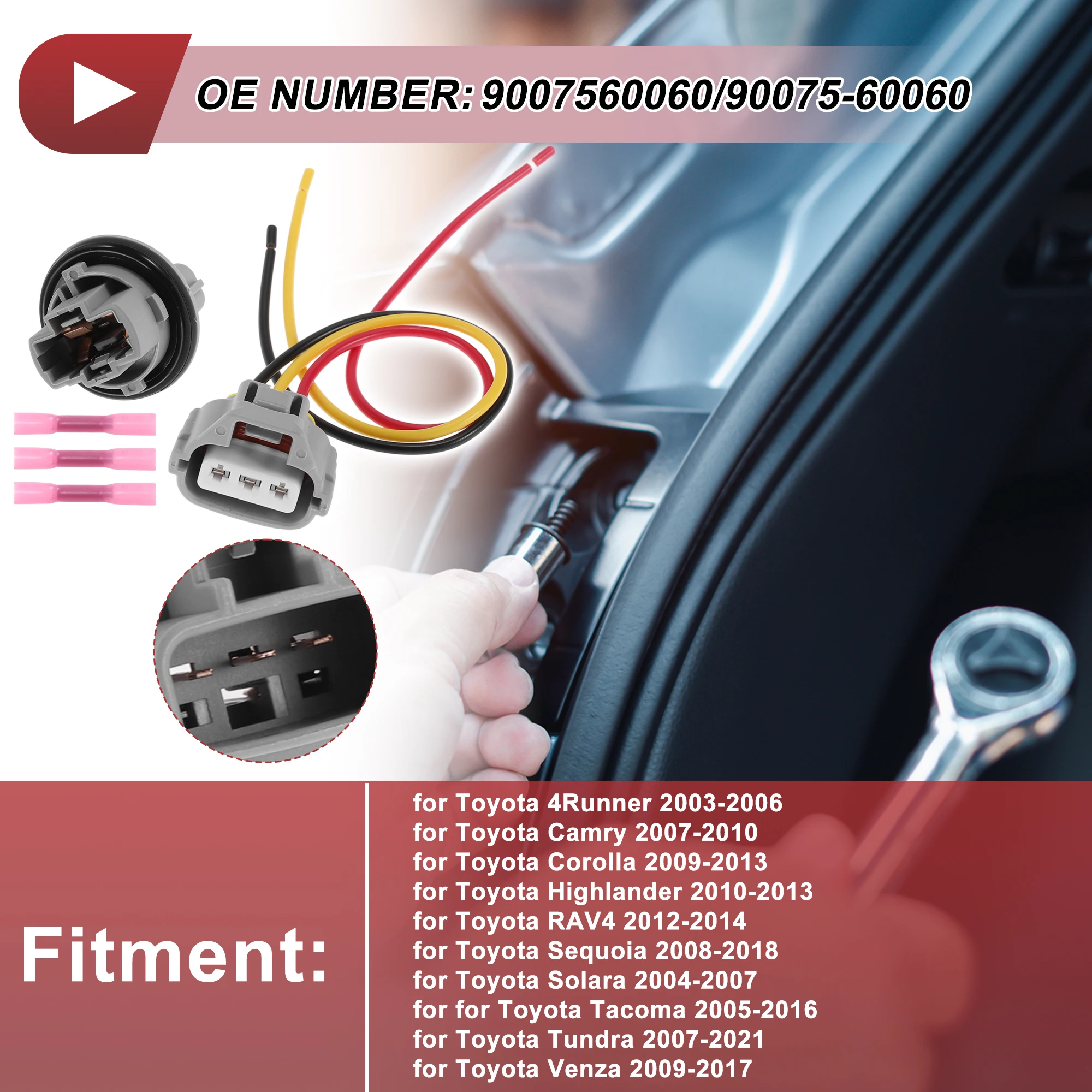 

X Autohaux передняя розетка указателя поворота для Toyota 4Runner 2003-2006 No 9007560060